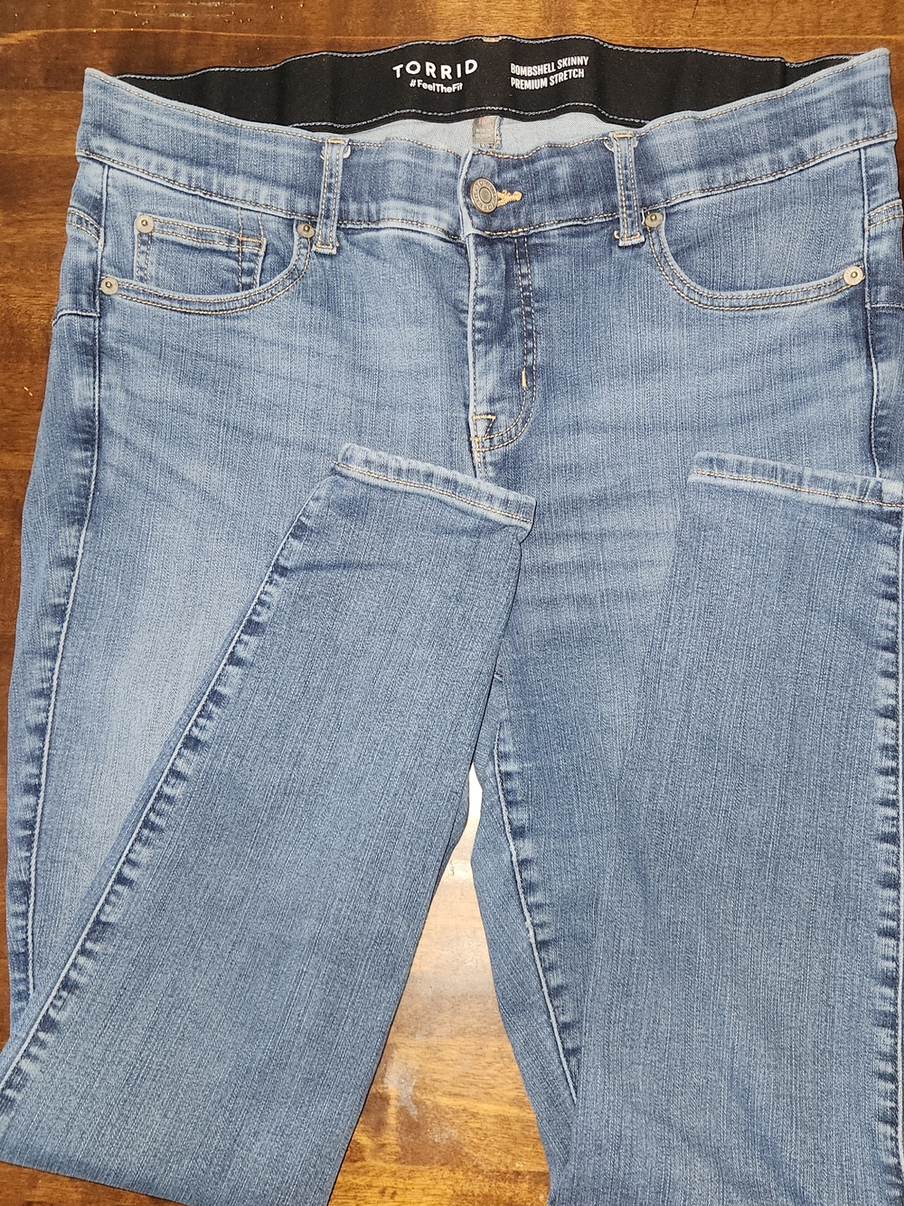 torrid Light Wash Skinny Jeans - Blue